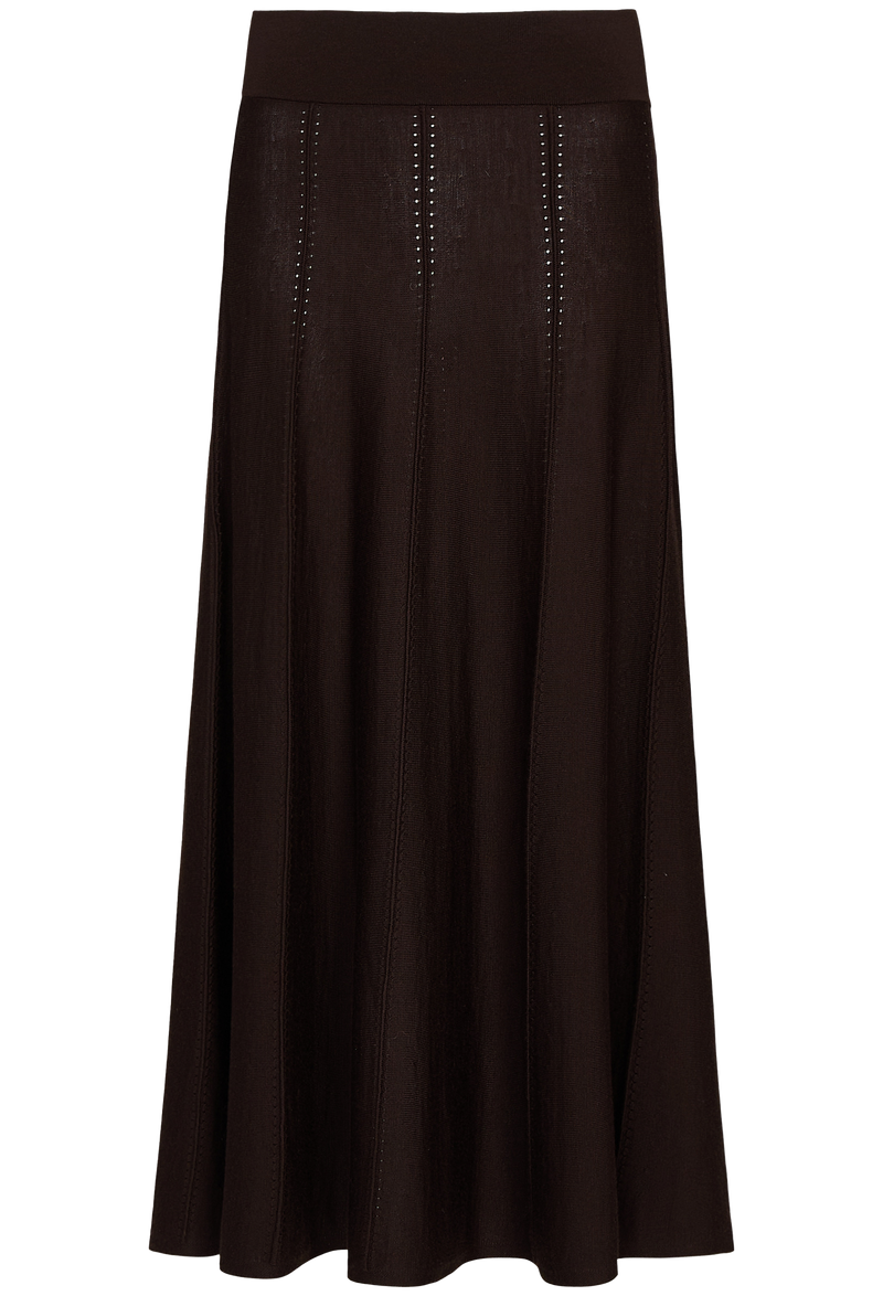 brown skirt on a white background