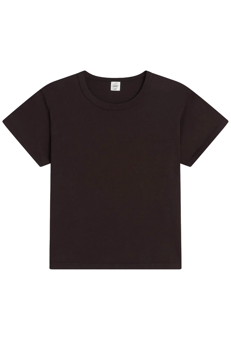 brown t-shirt on a white background