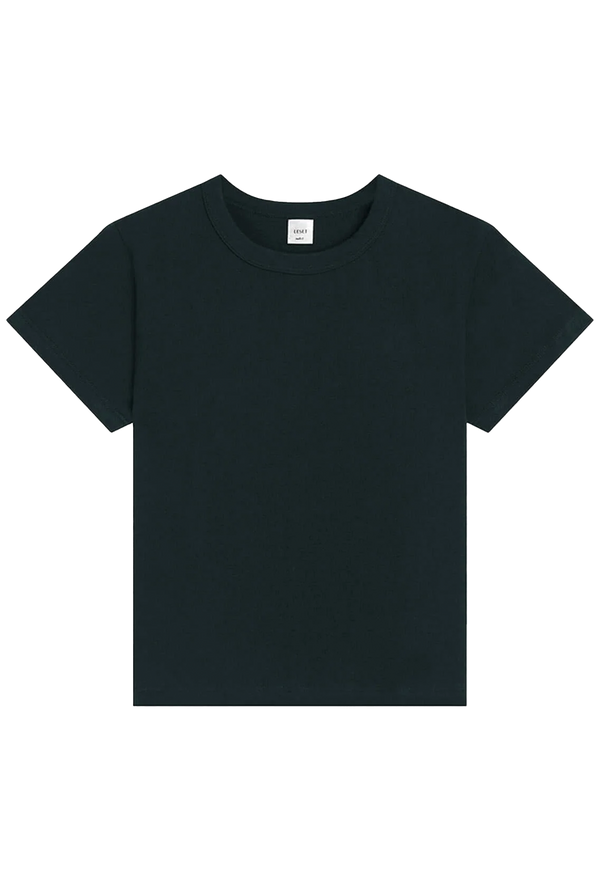 green t-shirt on a white background