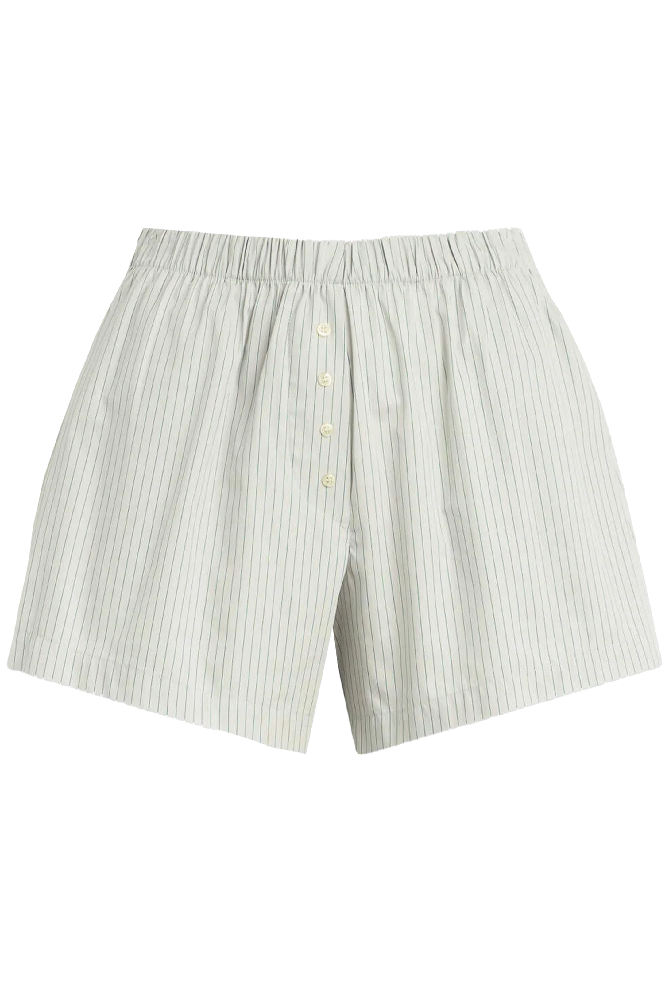 Striped  boxer shorts on a white background