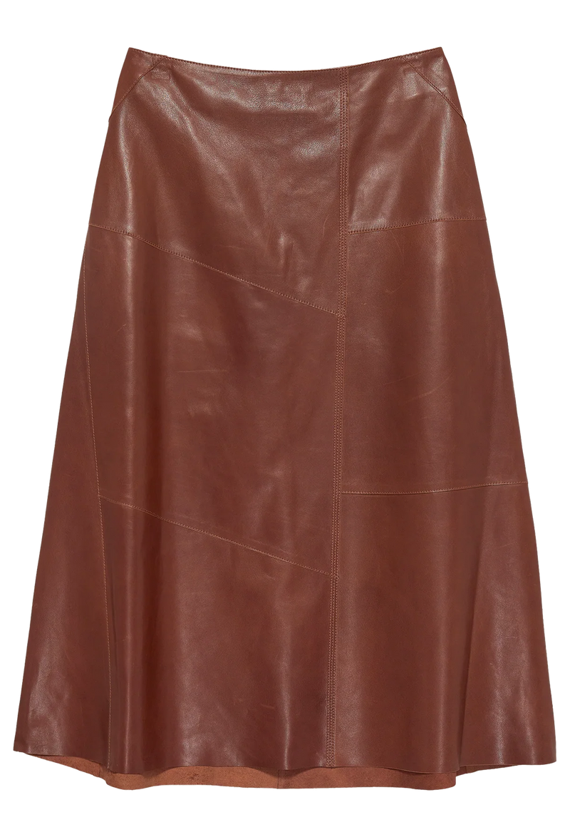 brown skirt on a white background