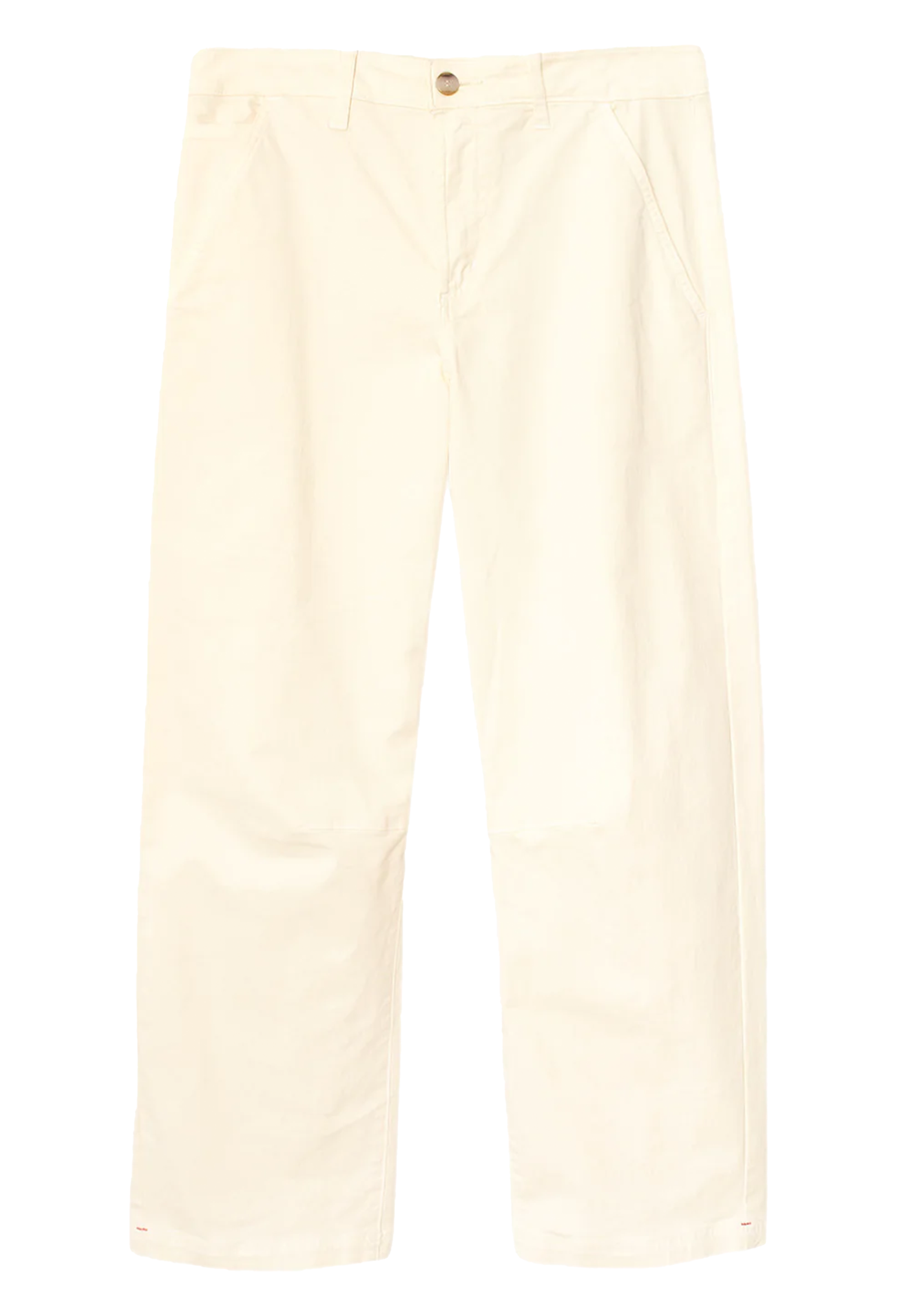 Beige pants on a white background