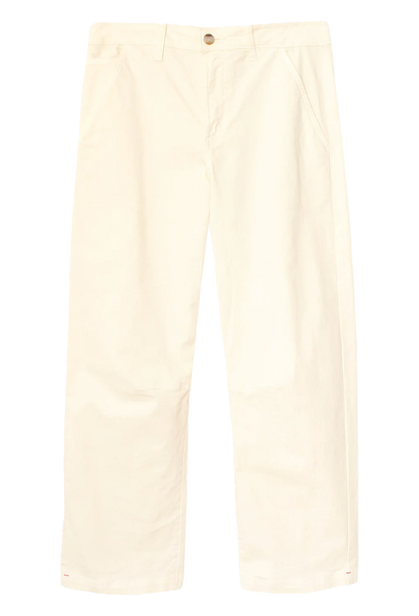 Beige pants on a white background