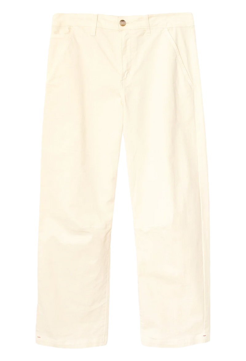 Beige pants on a white background