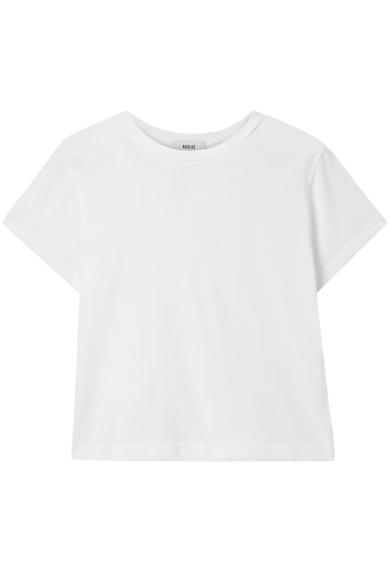 White t-shirt on a transparent background