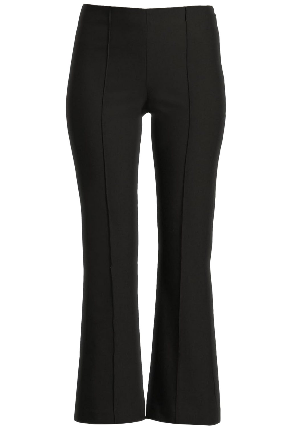Niki Mid Rise Pintuck Crop Flare Pant