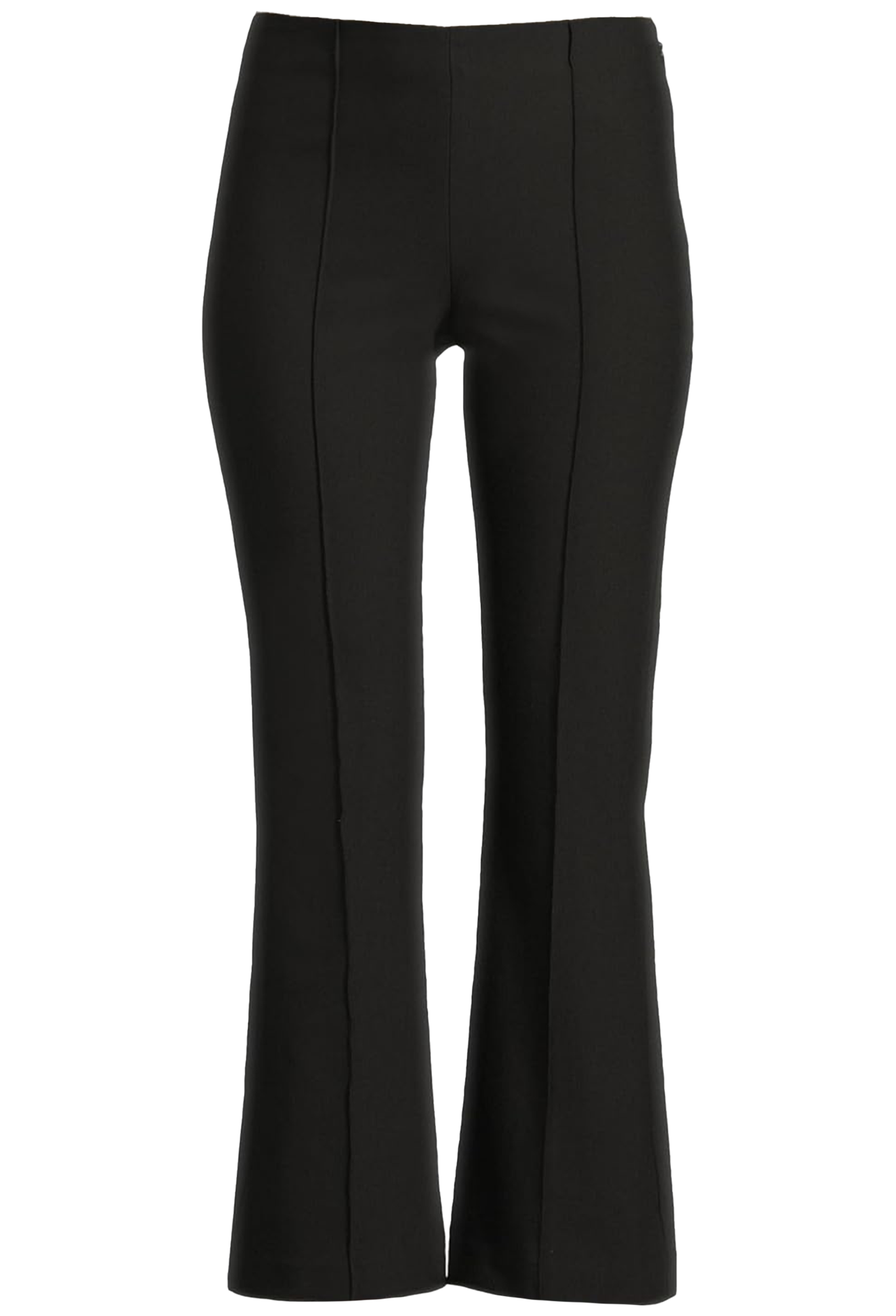 Niki Mid Rise Pintuck Crop Flare Pant