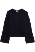 blue sweater on a white background