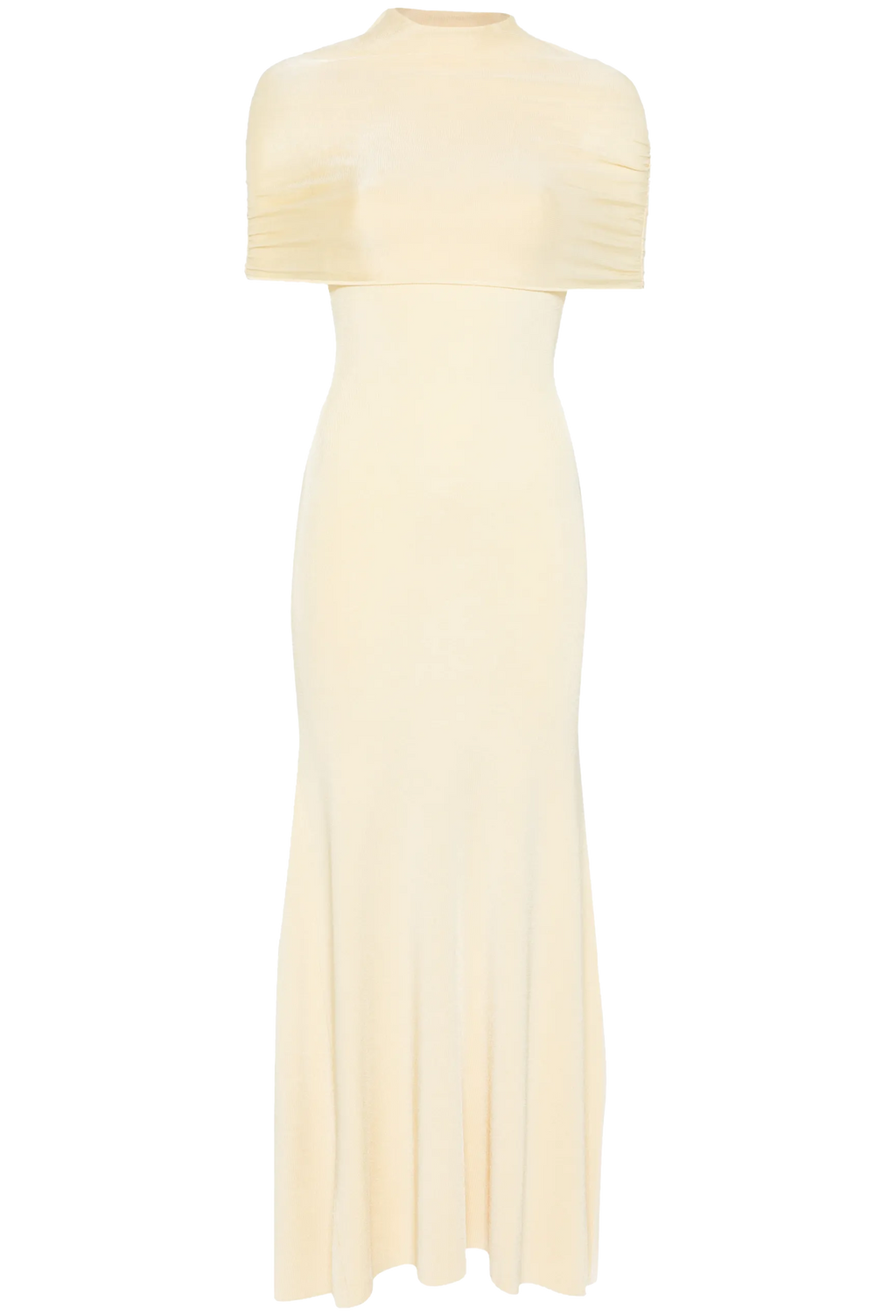 yellow dress on a white background