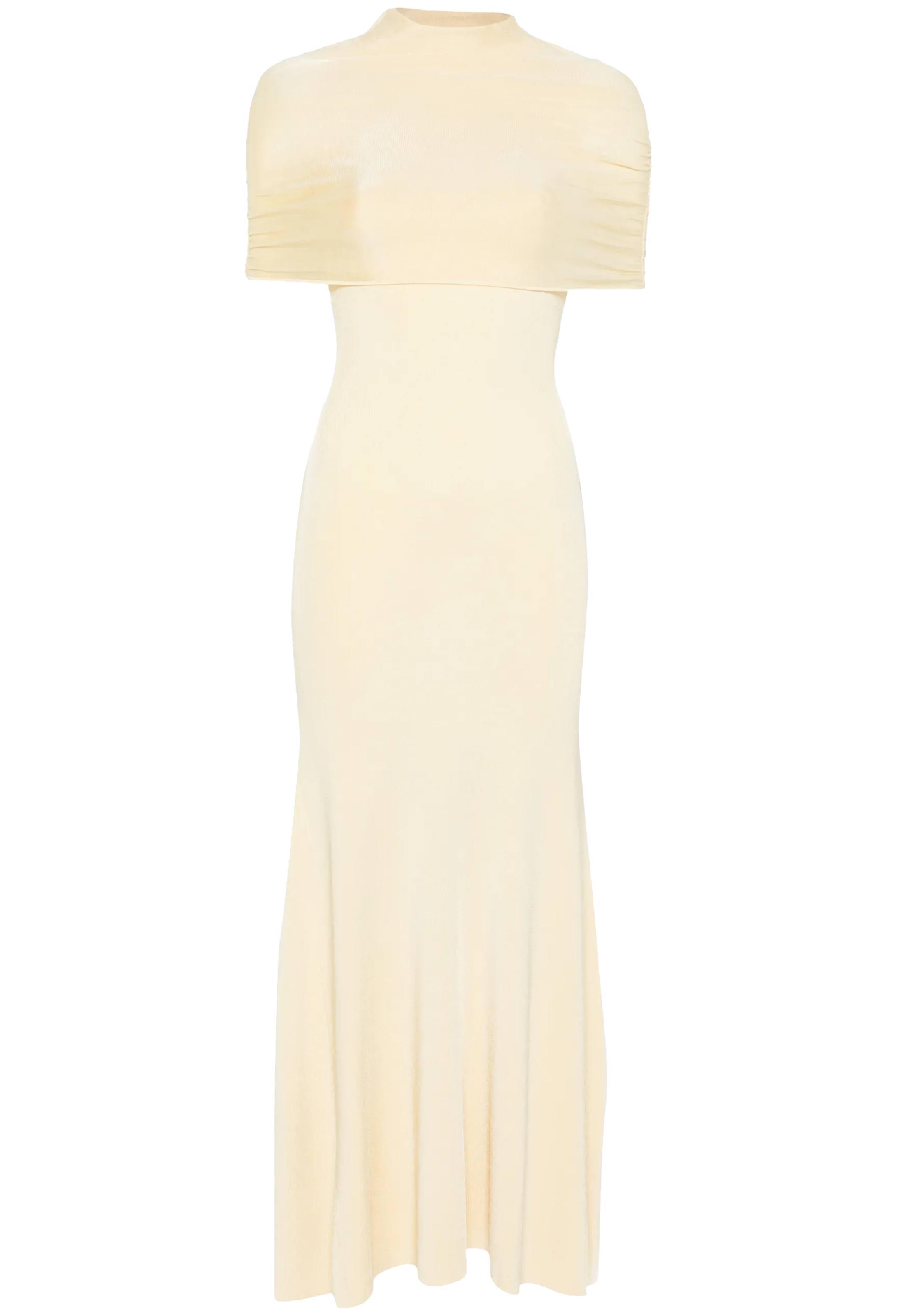 yellow dress on a white background