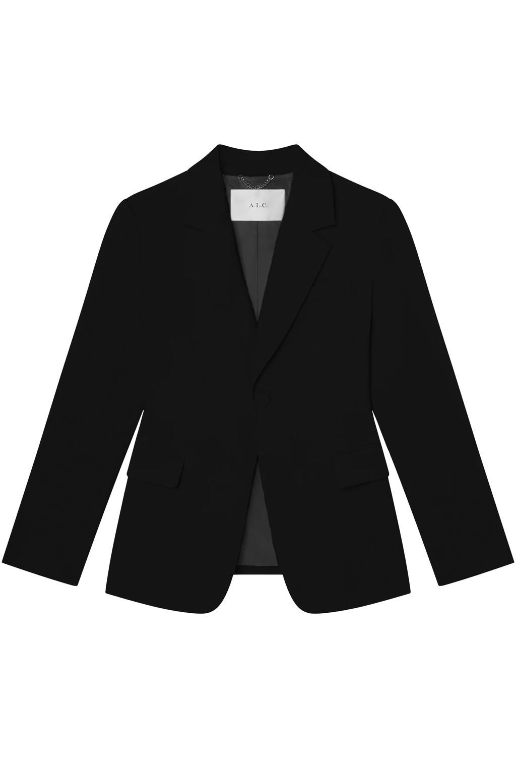 Black blazer on a white background