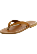 Brown sandal on a white background