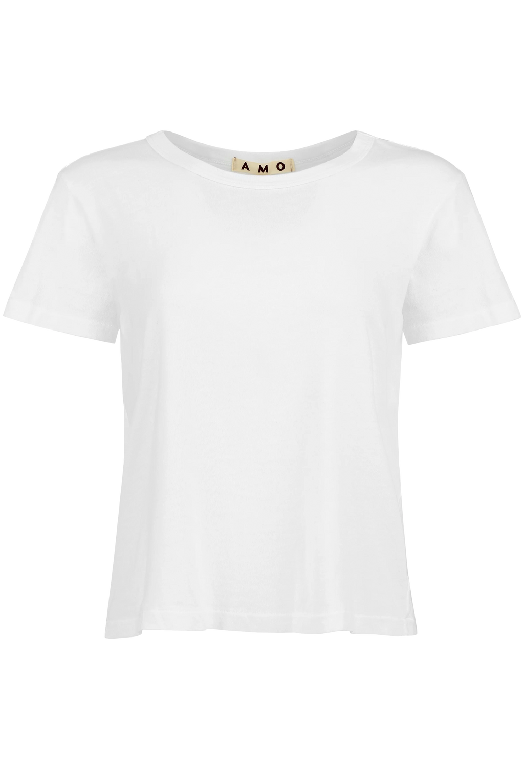 a white tee against a white background