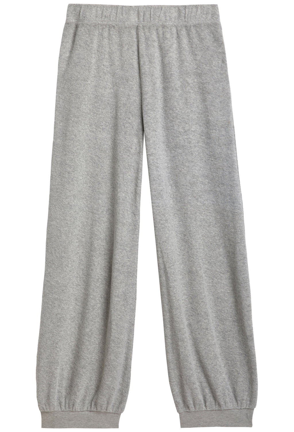 Gray sweatpants on a white background
