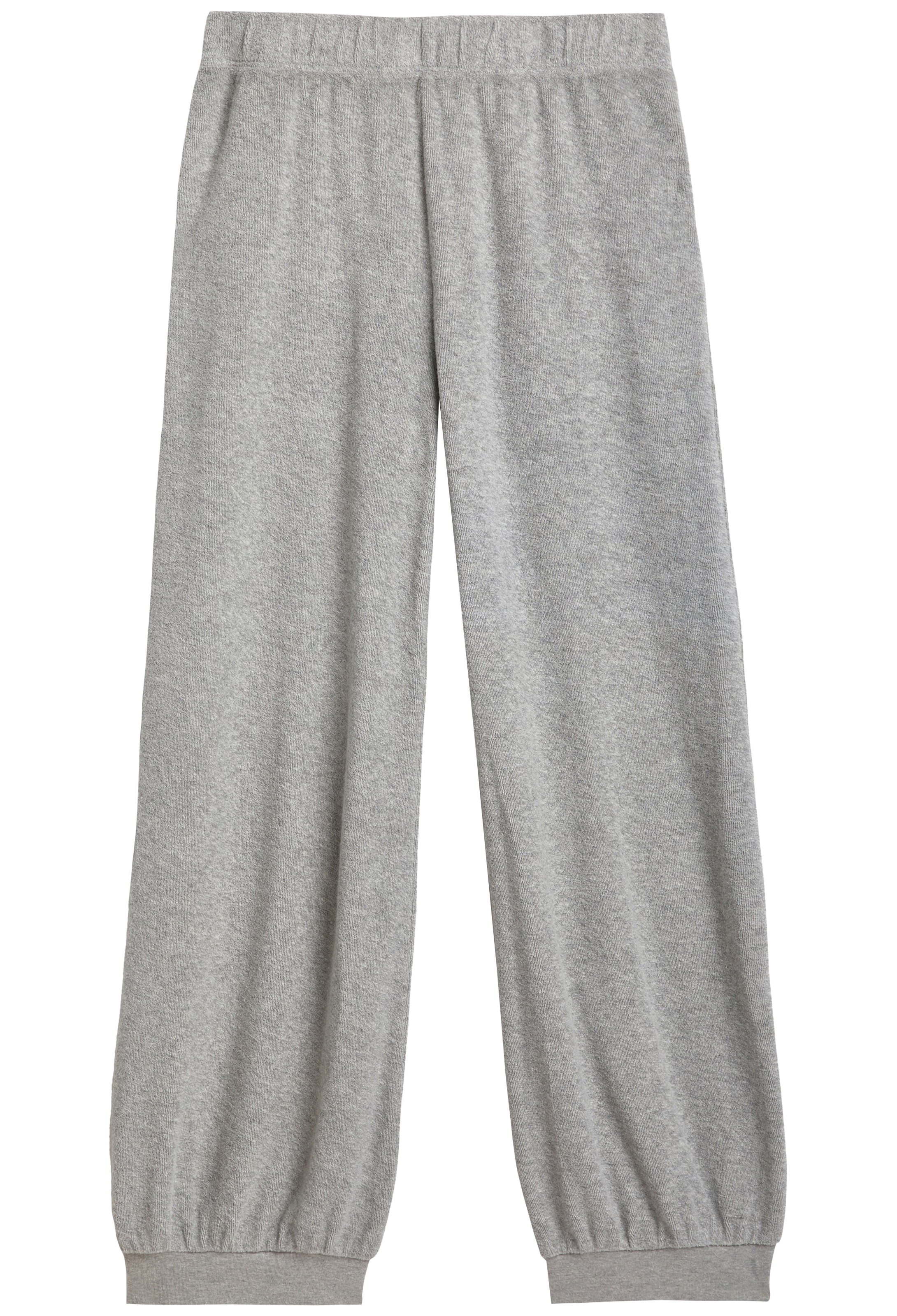Gray sweatpants on a white background