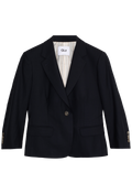navy blazer on a white background