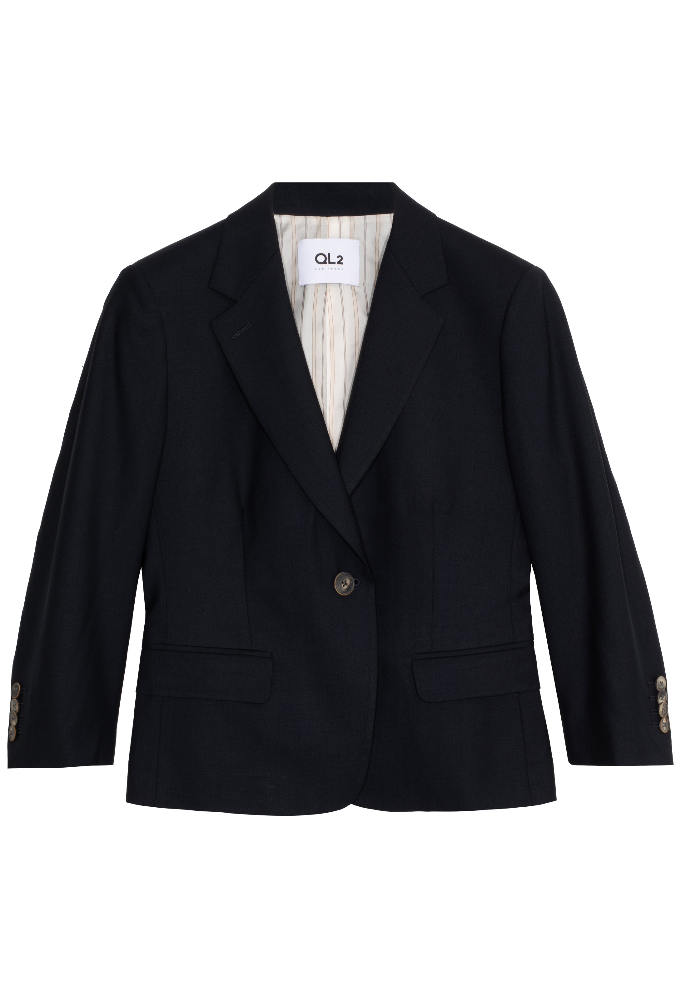 navy blazer on a white background