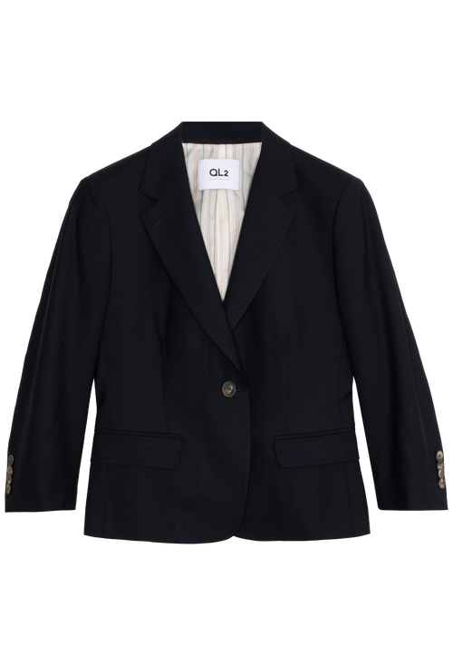 navy blazer on a white background