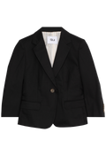 Black blazer on a white background
