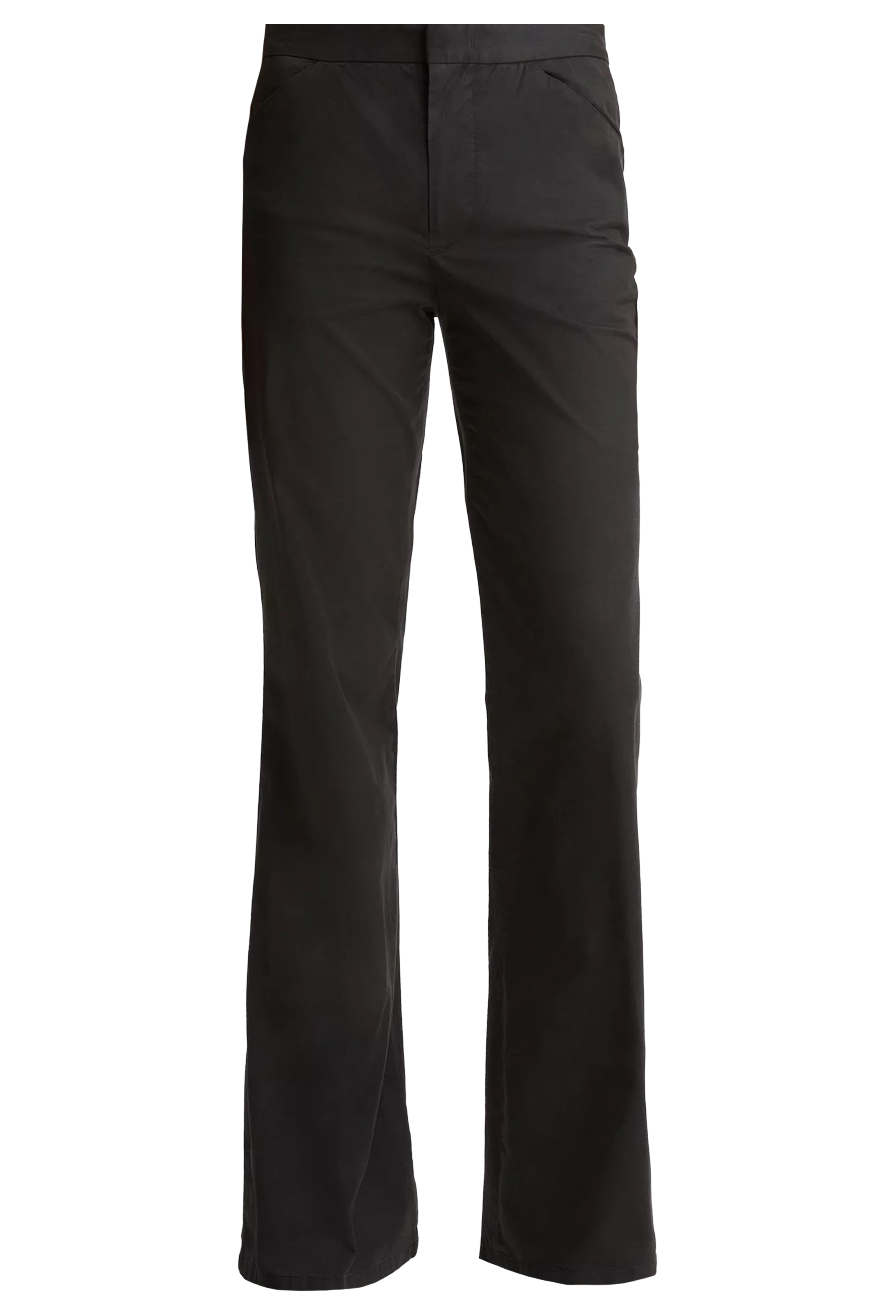 Black pants on a white background
