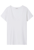 White t-shirt on a white background