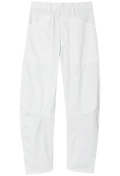 white barrel pant on a white background
