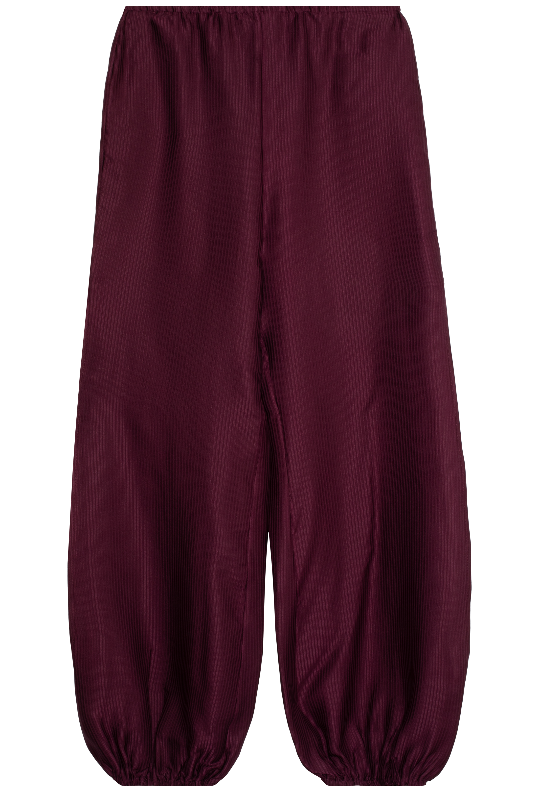 Maroon pants on a white background