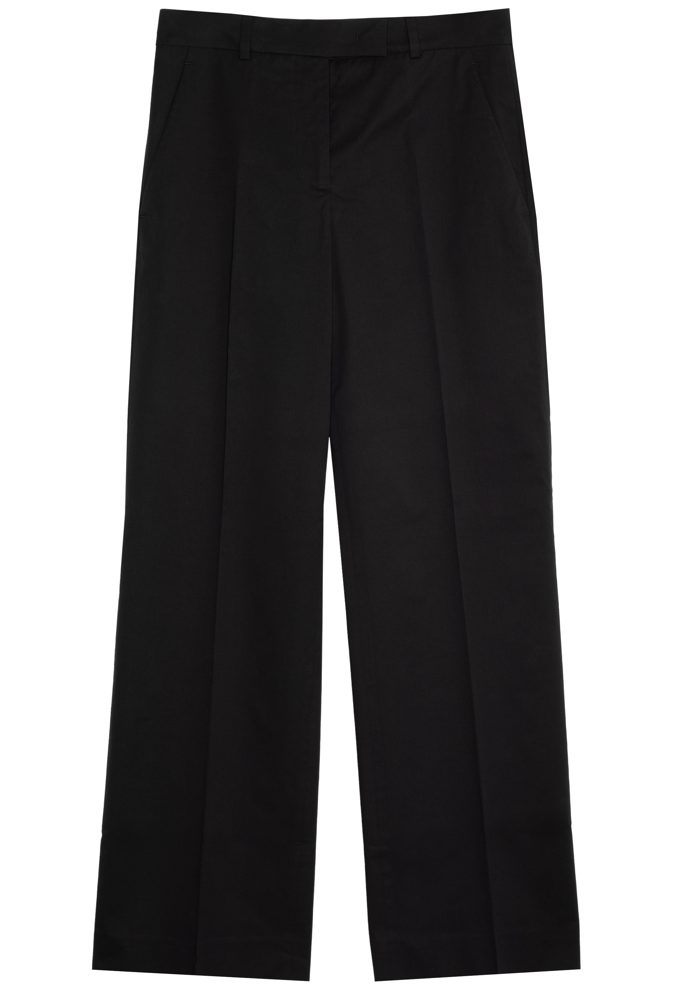 Black pants on a white background