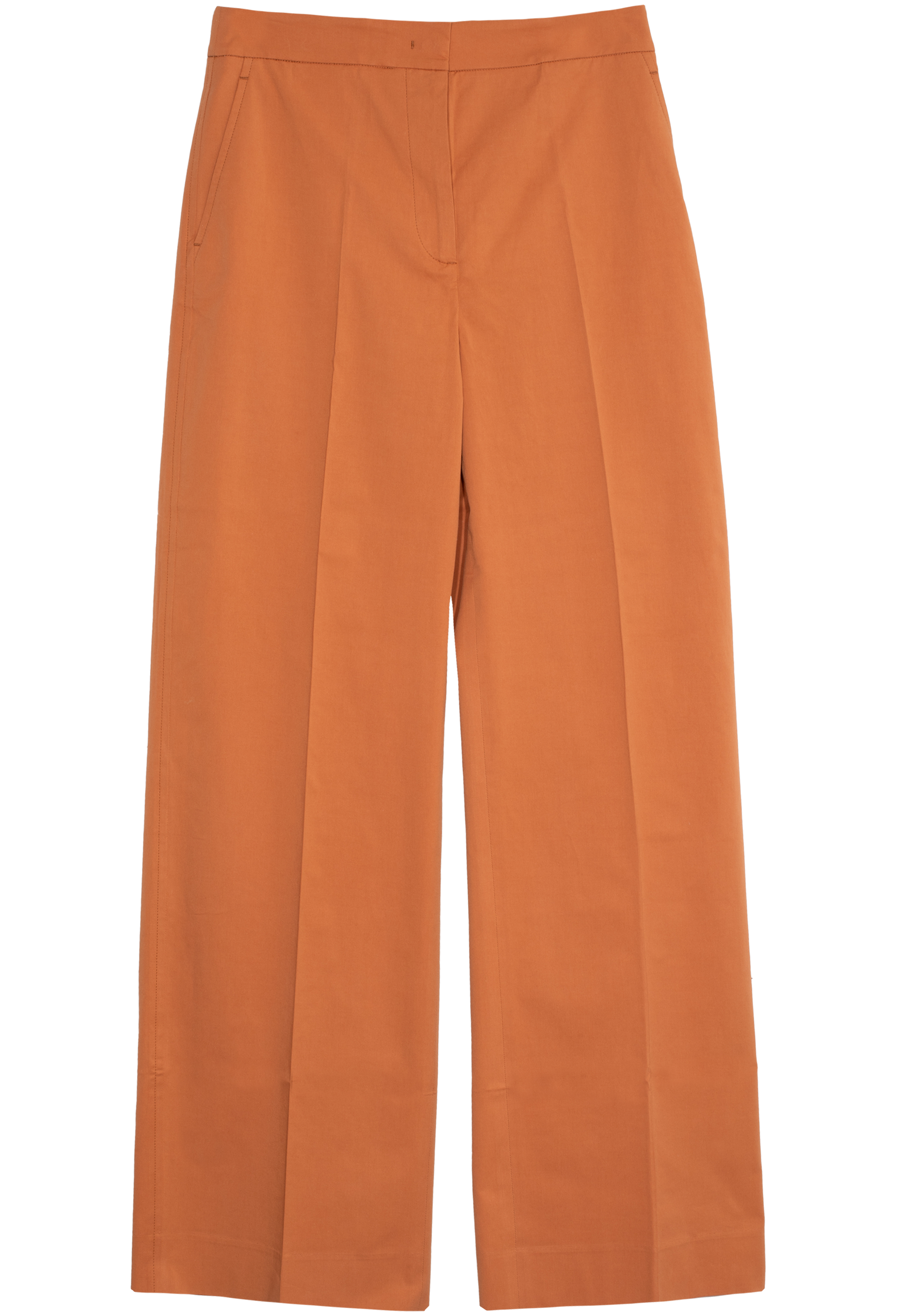 Orange pants on a white background