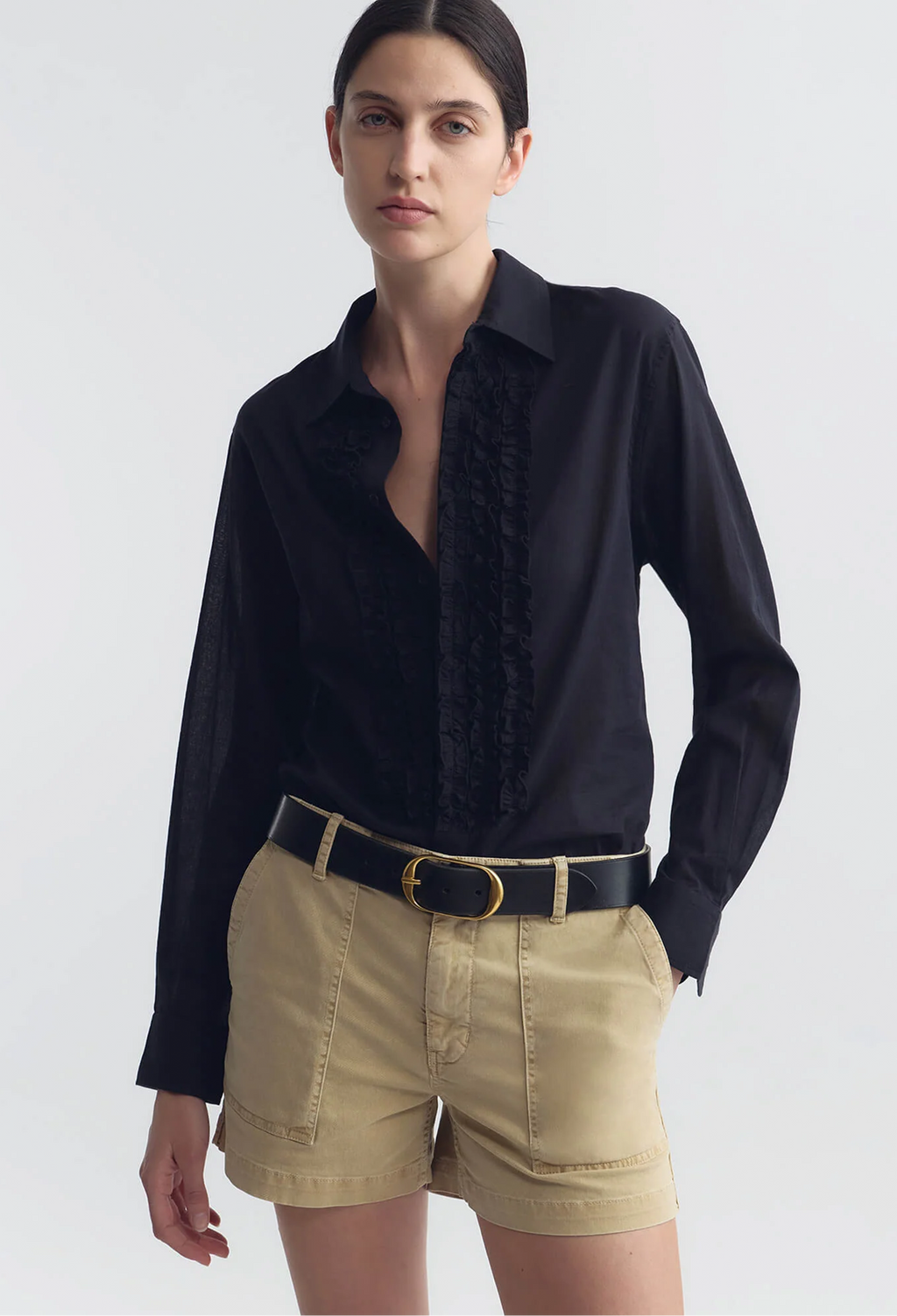 Nathael Ruffle Shirt