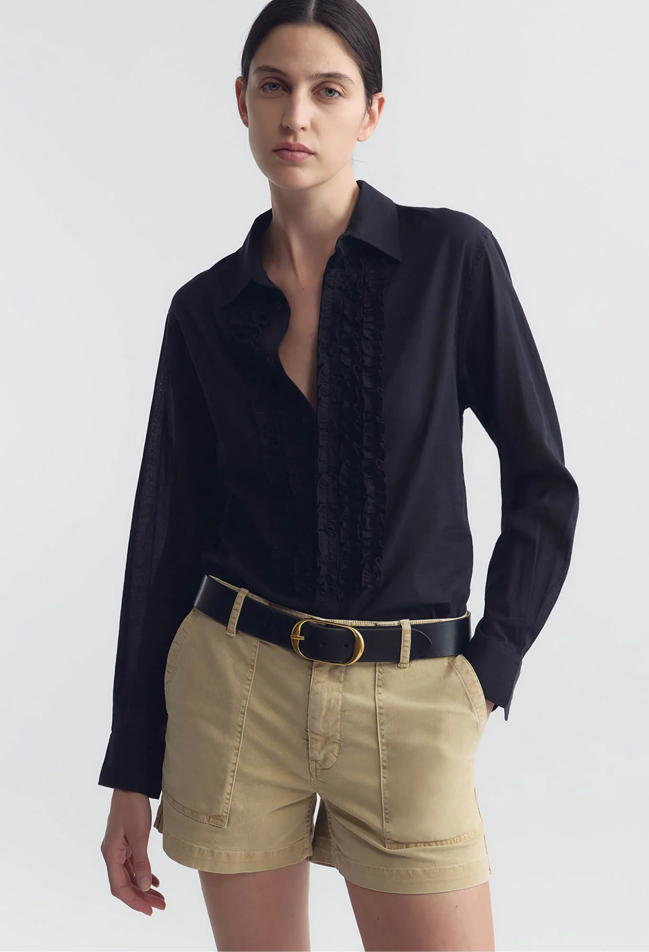 Nathael Ruffle Shirt