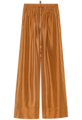 Silk Scalloped Trousers