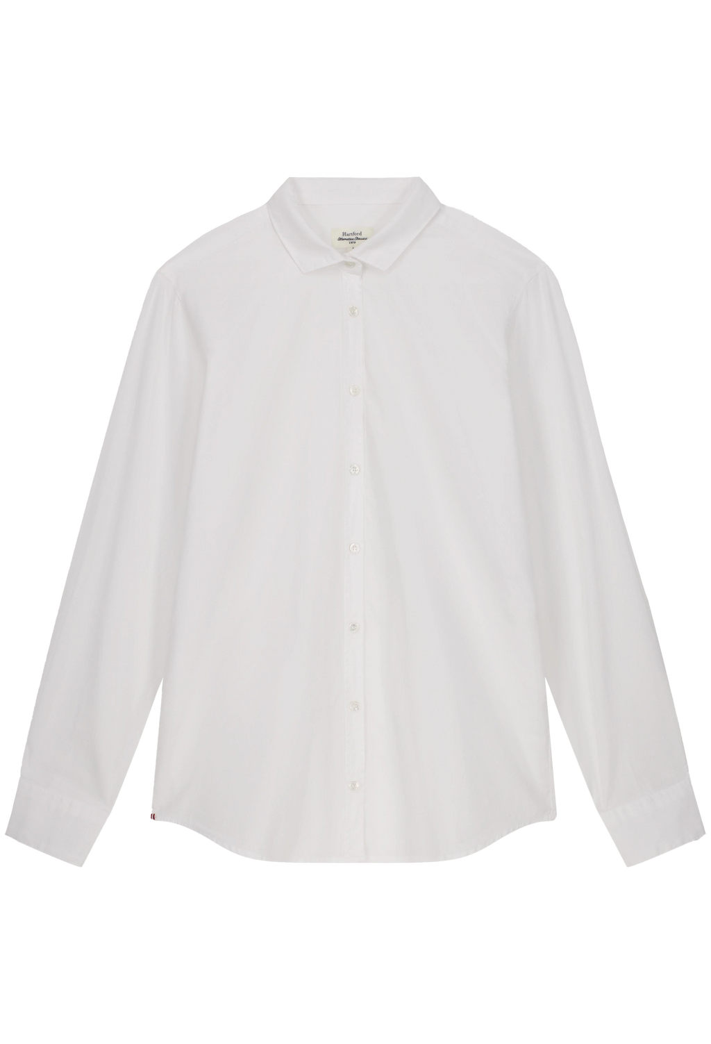 White shirt on a white background