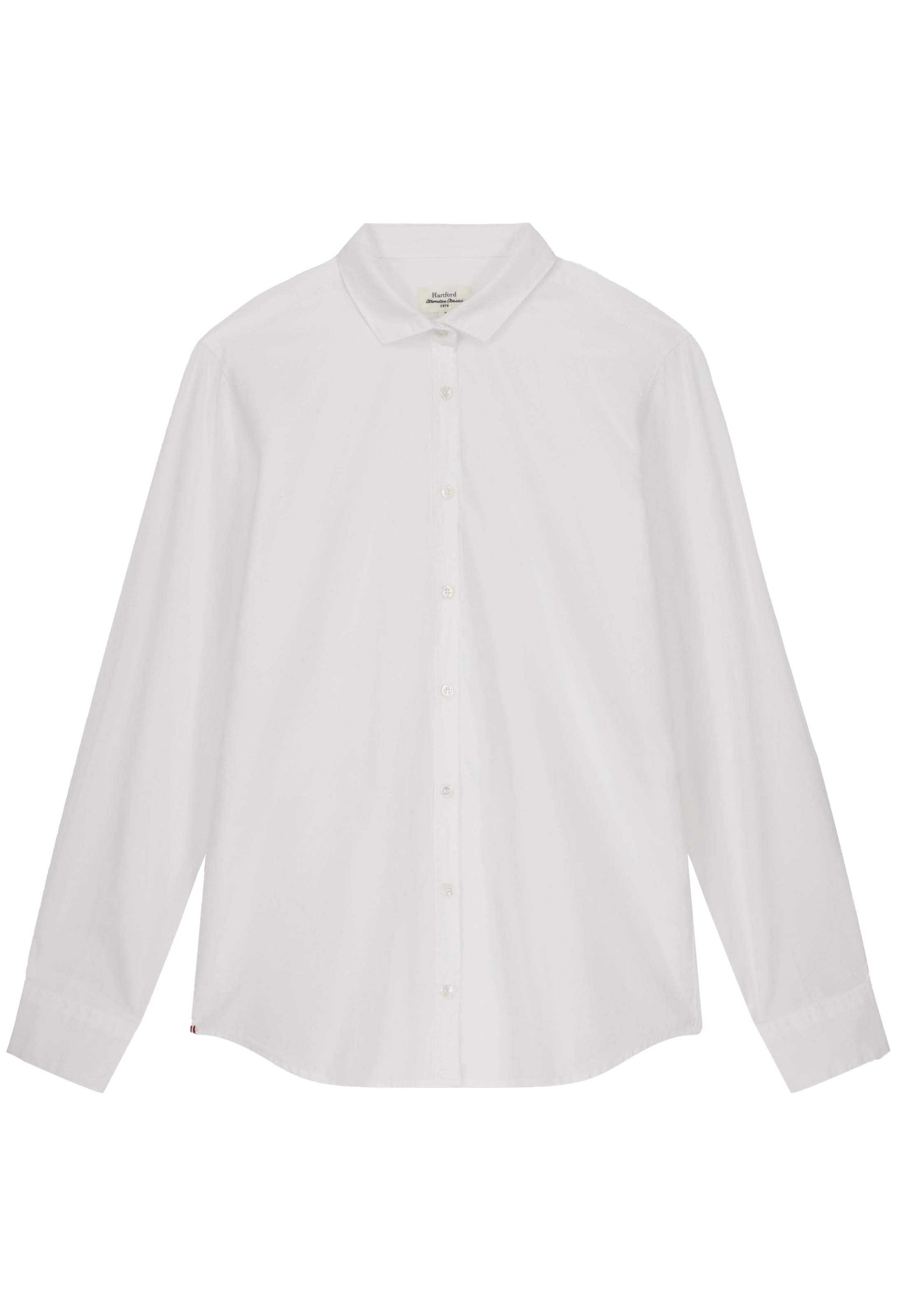 White shirt on a white background