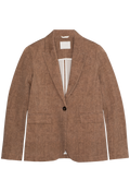 Brown blazer on a white background