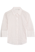 Striped shirt on a white background
