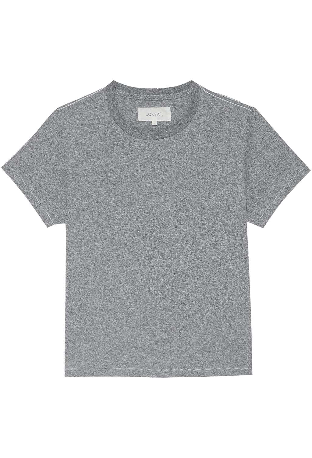 Gray t-shirt on a white background