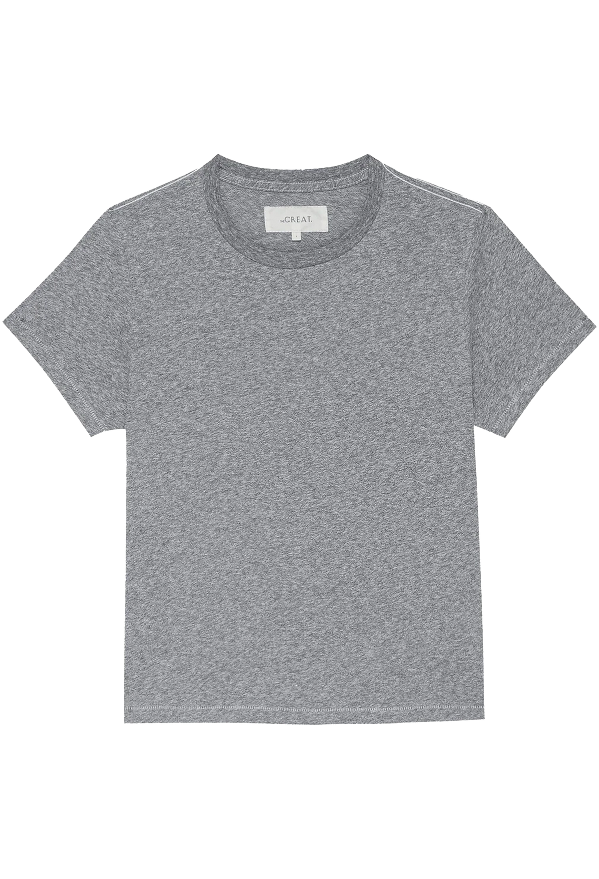Gray t-shirt on a white background