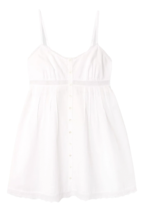 White tank top on a white background