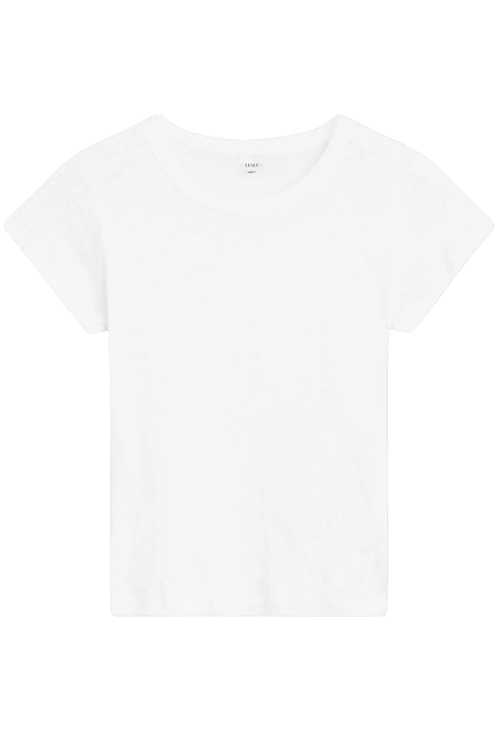 Plain white t-shirt on a transparent background