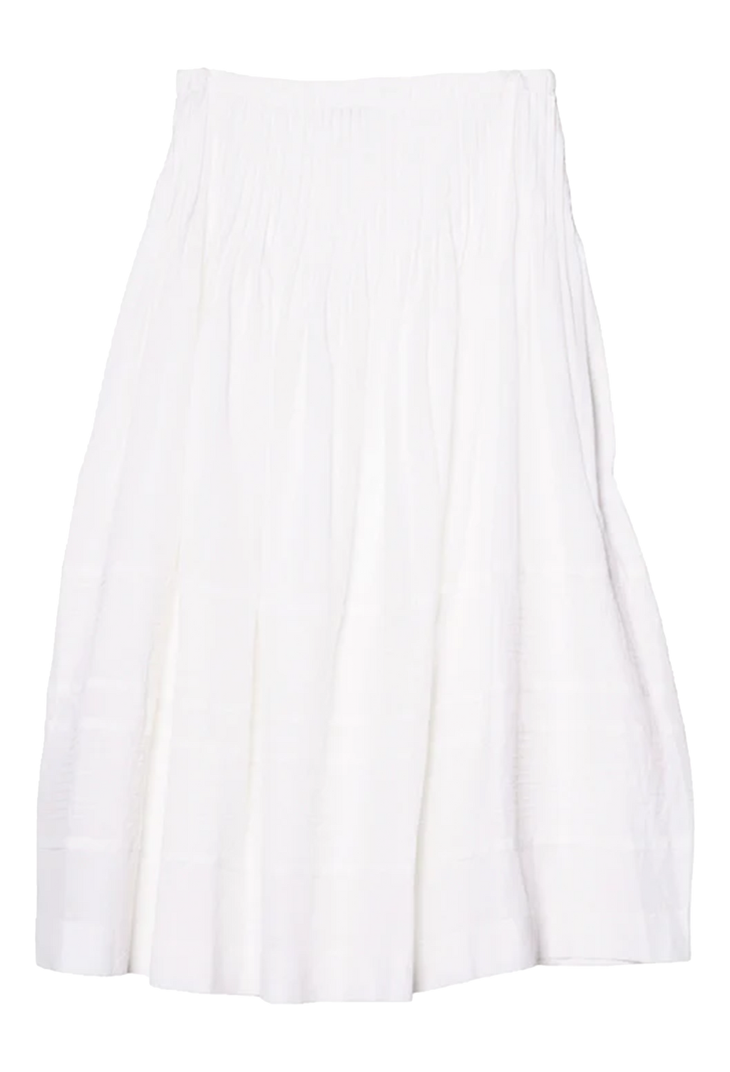 White skirt on a transparent background