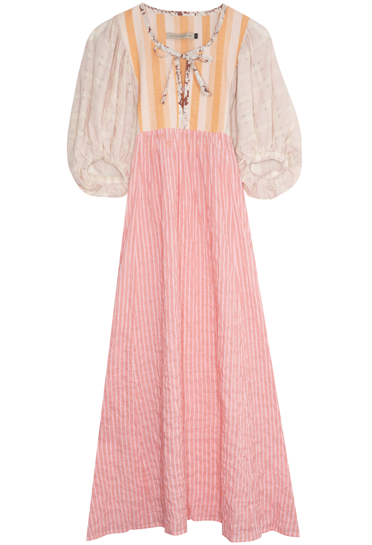 Pink dress on a transparent background