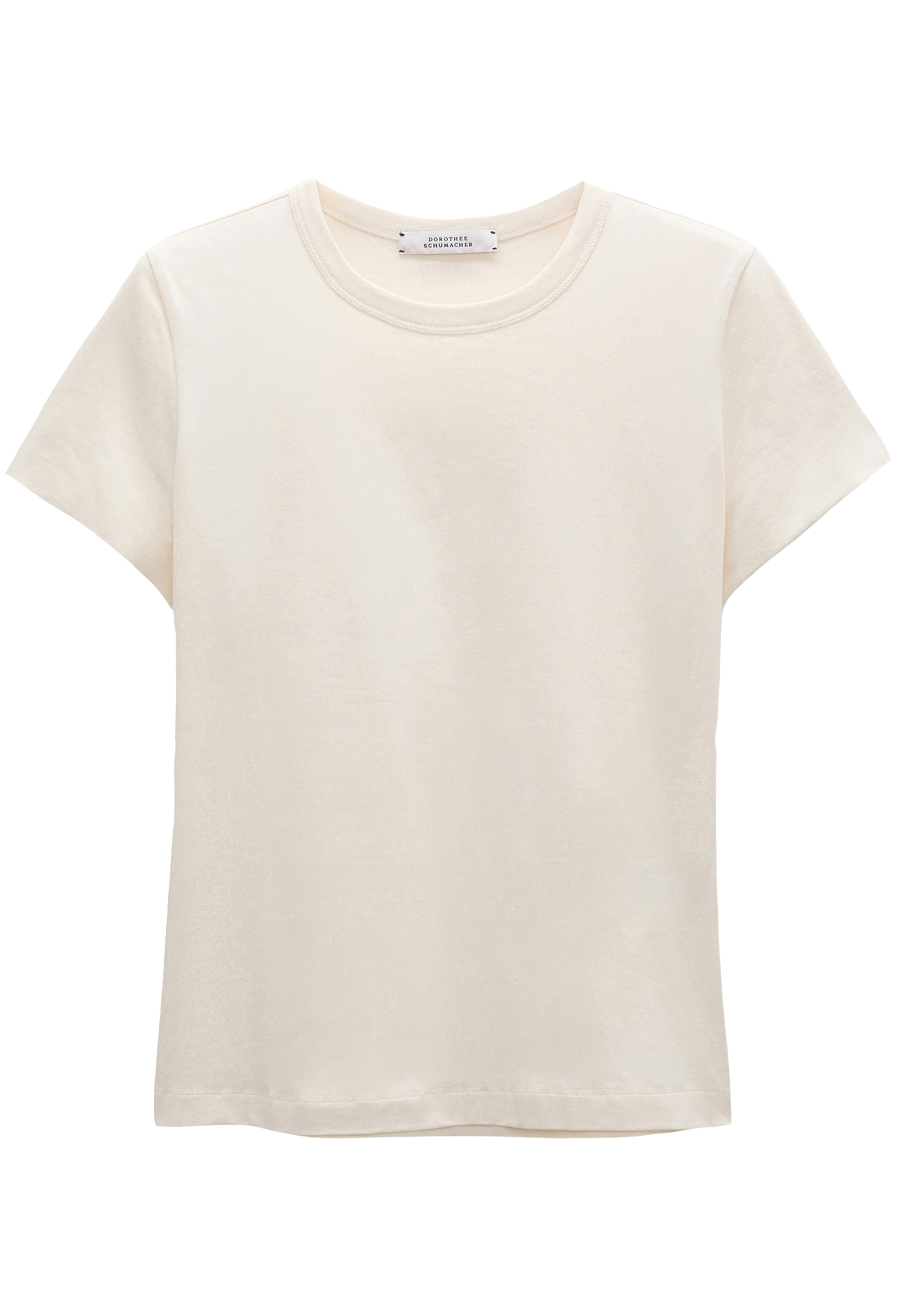 white t-shirt on a white background
