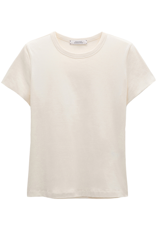white t-shirt on a white background