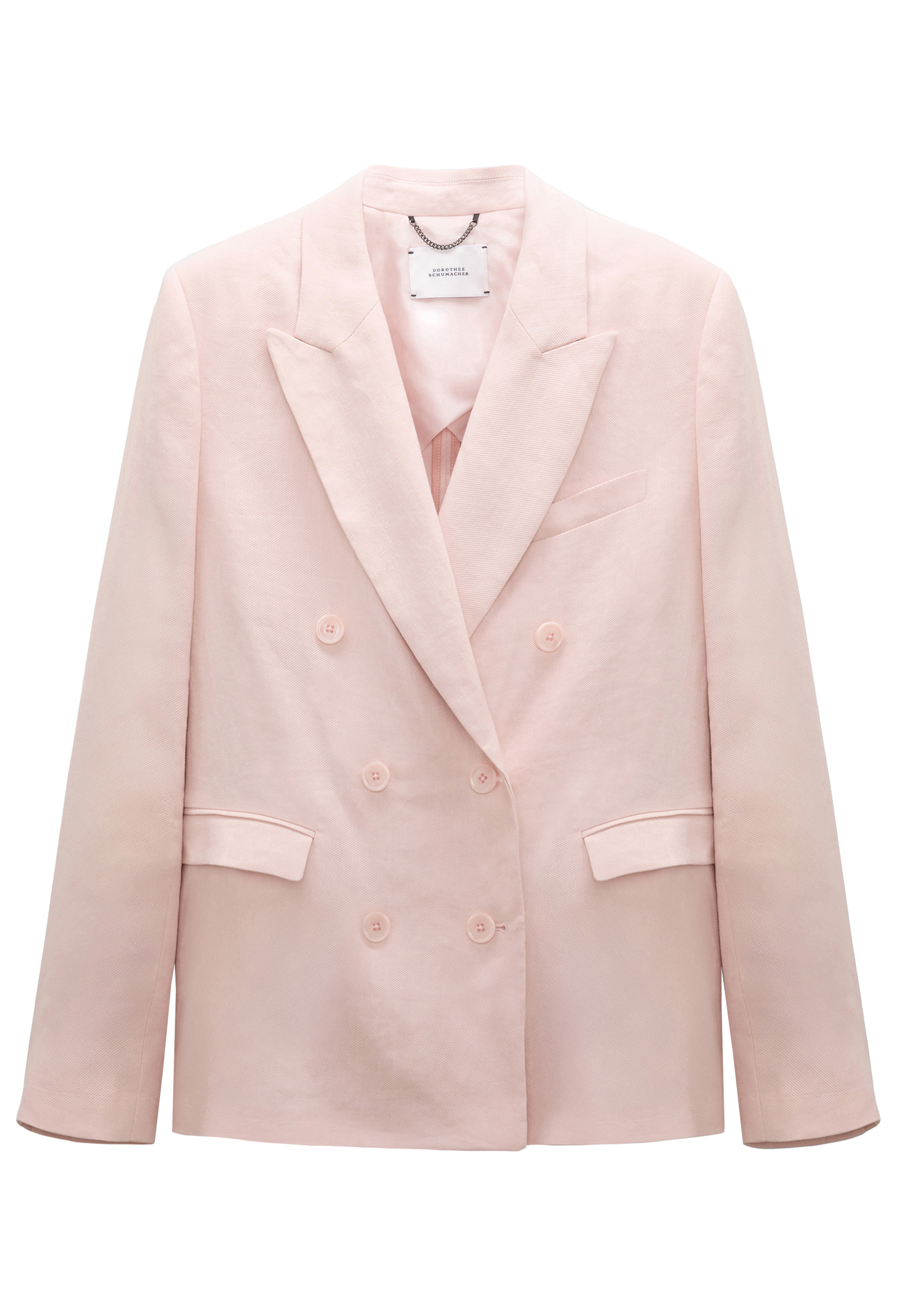 Pink blazer on a transparent background