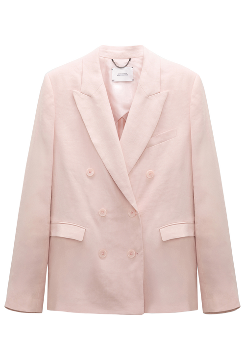 Pink blazer on a transparent background