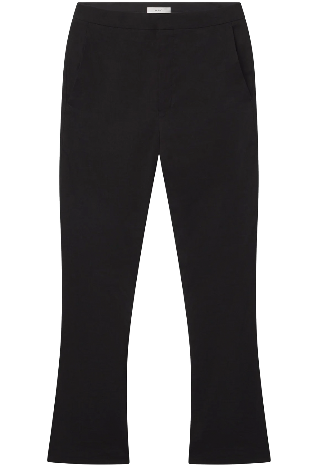 Black pants on a white background