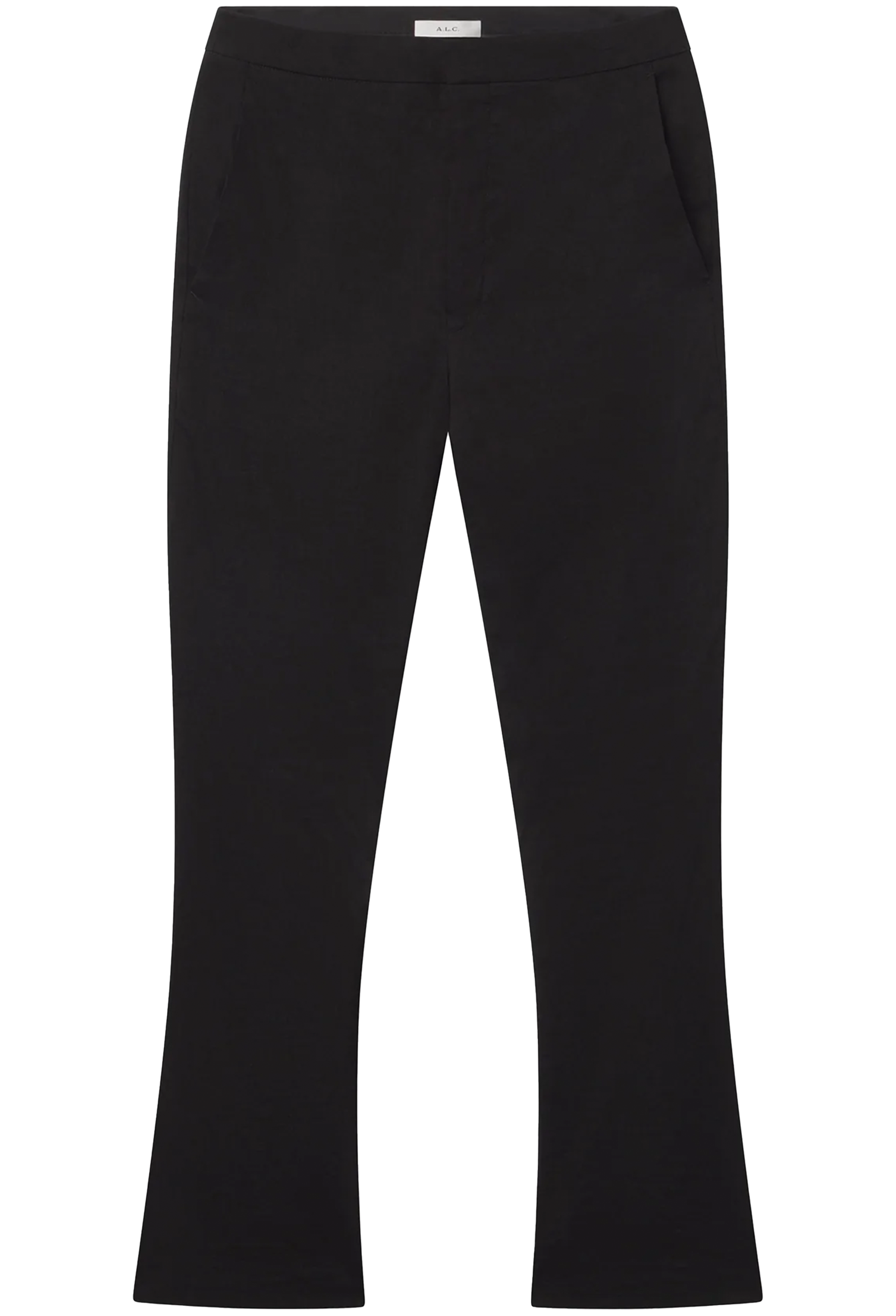 Black pants on a white background