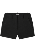 Black shorts on a white background