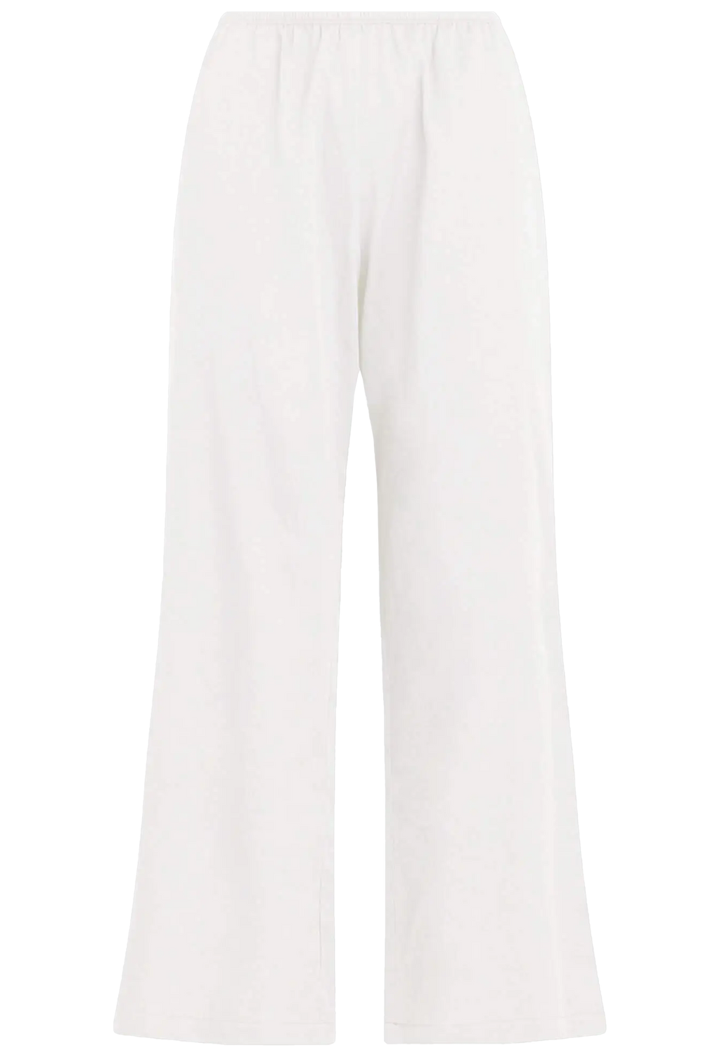 White pants on a white background